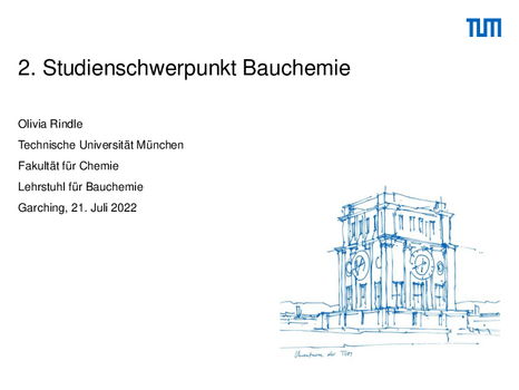 2. Studienschwerpunkt Bauchemie